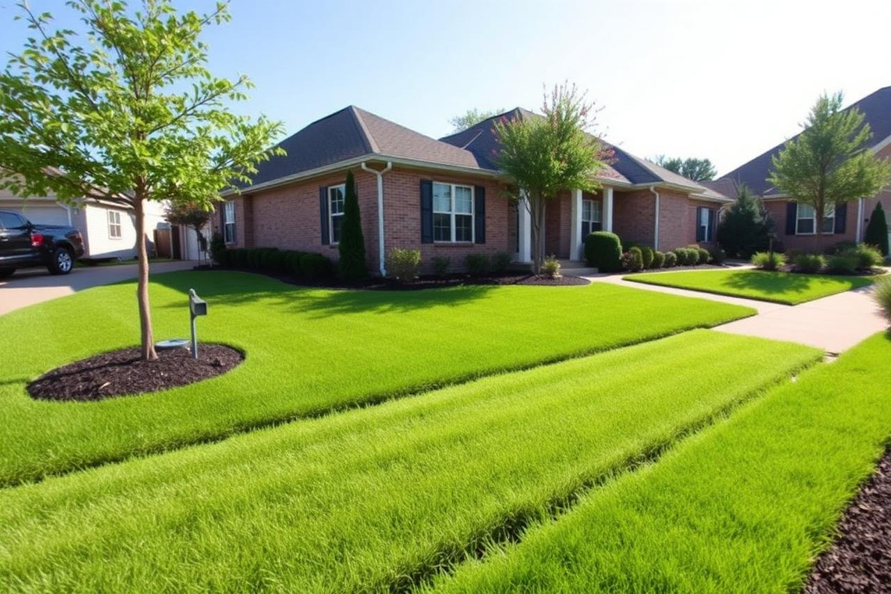 Lawn after Metro Lawn Pro service